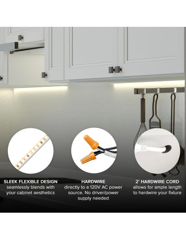 Luz de Tira LED Maxxima 30.48 cm 460 Lúmenes 3000K