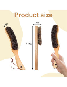 Cepillo para Sombreros Starfa de Cerda de Jabalí 26.9 cm 2