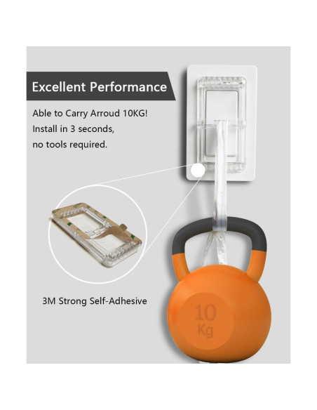 Protector de Interruptor de Luz ILIVABLE Autoadhesivo Transparente