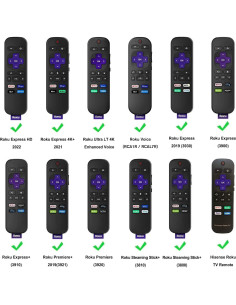 Funda Protectora CaseBot para Control Remoto Roku Negra 2