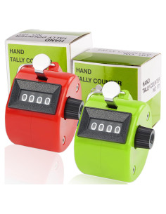 Contador Clicker Manual Haikole 4 Dígitos con Cordón Nylon