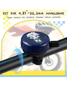 Timbre de bicicleta ROCKBROS para niños - 22.2mm azul 2