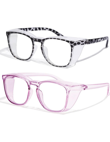 Gafas de Seguridad BOBLUEON Antivaho Luz Azul Claras