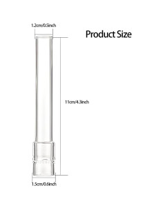 Paquete de 5 tubos de vidrio Gbcjvbr 110mm para química 2