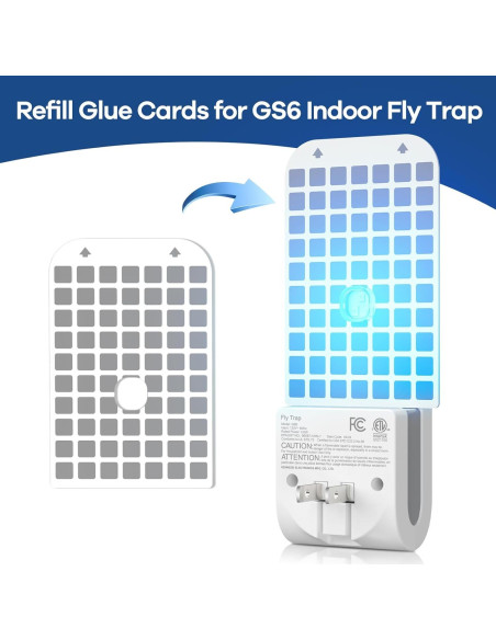 Tarjetas de Pegamento Repuesto DFAGIE GS6 - Paquete de 4