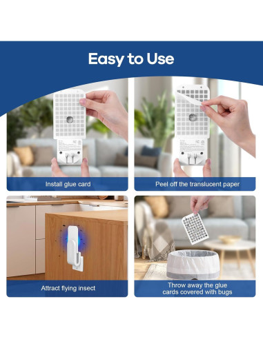 Tarjetas de Pegamento Repuesto DFAGIE GS6 - Paquete de 4