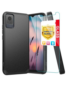 Funda Dura TJS para TCL K11 T432W con Protector de Pantalla