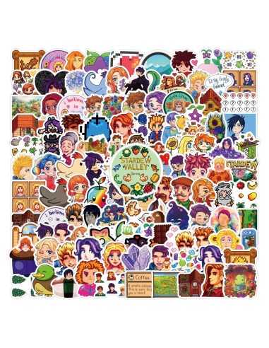 Paquete de 146 Stickers de Vinilo Impermeables JJIJIAN