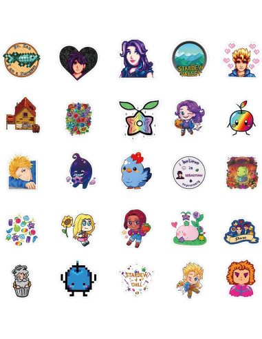 Paquete de 146 Stickers de Vinilo Impermeables JJIJIAN