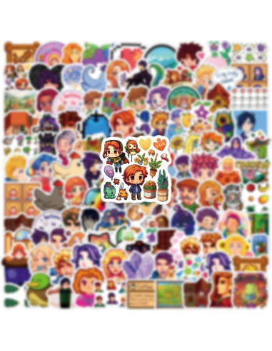 Paquete de 146 Stickers de Vinilo Impermeables JJIJIAN