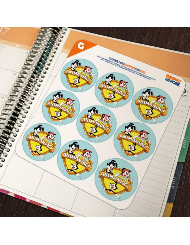 Calendario Planificador Stickers Animaniacs 18 Pegatinas 5.08 cm