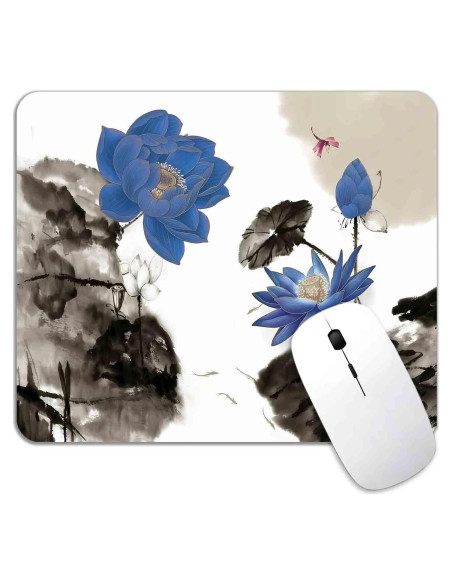 Alfombrilla de Ratón LTHAOGUO Azul Loto Texturizada 240x200mm