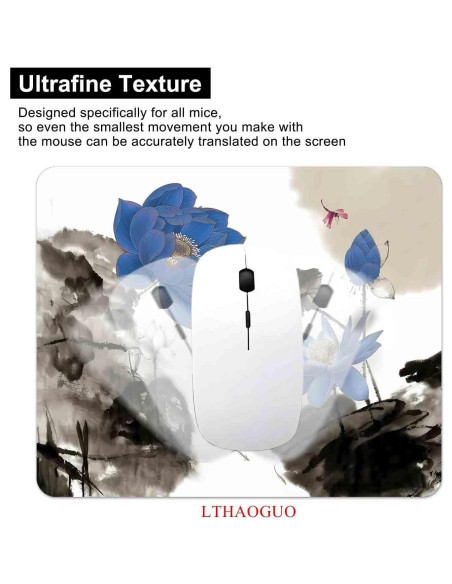 Alfombrilla de Ratón LTHAOGUO Azul Loto Texturizada 240x200mm