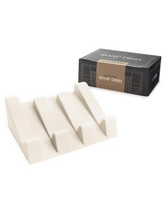 Plato de Jabón de Silicona iSoapStone Beige Autodrenante