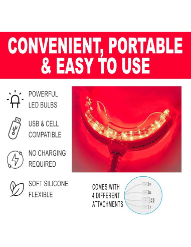 Terapia Roja para Encías Starlite Smile 32 LED USB-C iPhone