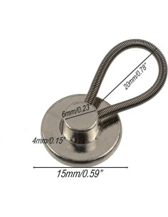 Extensores de Cuello Elástico FarBoat 15 Pcs Ajustables 2