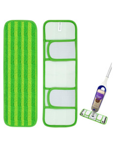 Paquete de 2 Paños Reutilizables GFRED para Swiffer Power Mop