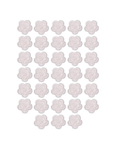 33 Piezas Parche de Hierro Bordado Flores MSCFTFB 3x3cm