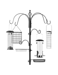 Estación de Alimentación para Aves Mejor Opción 226 cm 4 Alimentadores