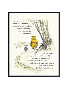 Arte de Pared Winnie - Decoración Infantil - 8x10 y 11x14 cm