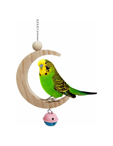 Columpio de Madera para Aves Yzjcafriz Pequeño 14cm