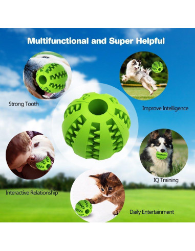 Pelota de Juguete para Perros Idepet 4.96 cm - Resistente y No Tóxica