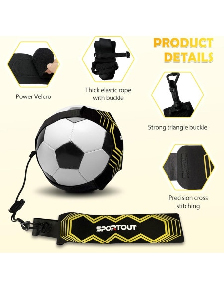 Entrenador de Fútbol Sportout con Cinturón Ajustable
