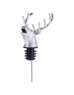Vertedor de Vino Sdjdhej Cabeza de Ciervo Aleación Zinc 11.5cm