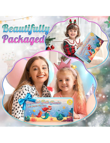 8 Bombas de Baño de Sirena Shangcai con Juguetes Sorpresa