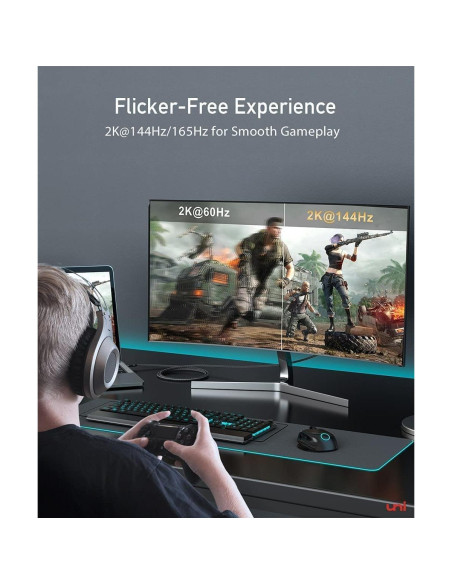 Cable USB C a DisplayPort uni 3FT 4K@60Hz Unidireccional