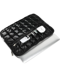 Funda Protectora Canvaslife Fluffy para Laptop 13.3" Negra 2