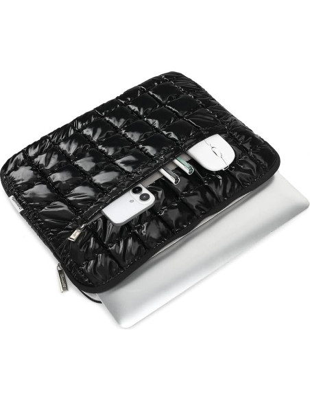 Funda Protectora Canvaslife Fluffy para Laptop 13.3" Negra