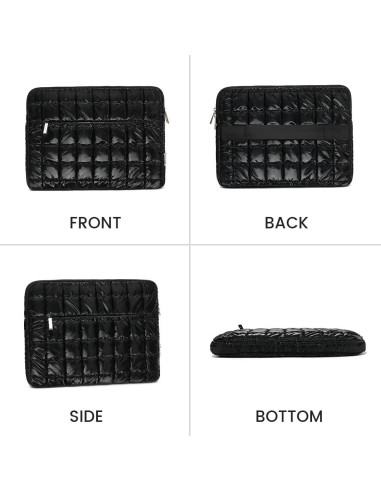 Funda Protectora Canvaslife Fluffy para Laptop 13.3" Negra