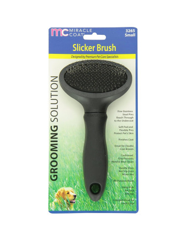 Cepillo Slicker Pequeño Miracle Care para Perros y Gatos
