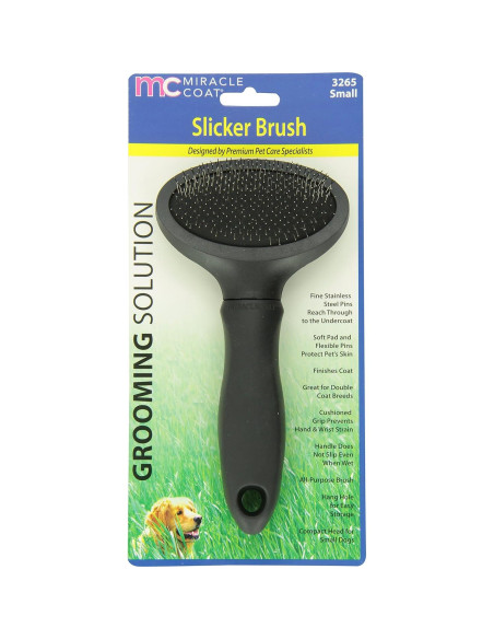 Cepillo Slicker Pequeño Miracle Care para Perros y Gatos