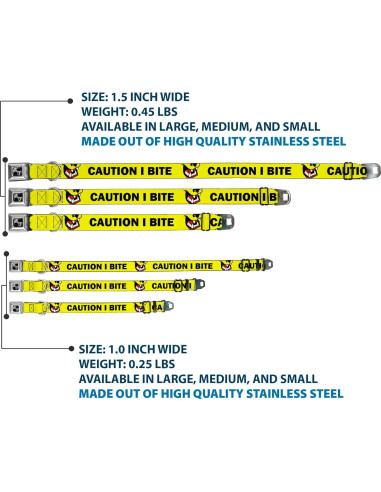 Collar de Perro Buckle-Down 24-33 cm con Hebilla de Seguridad
