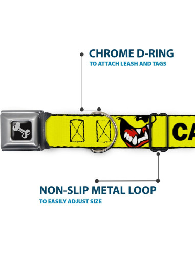 Collar de Perro Buckle-Down 24-33 cm con Hebilla de Seguridad