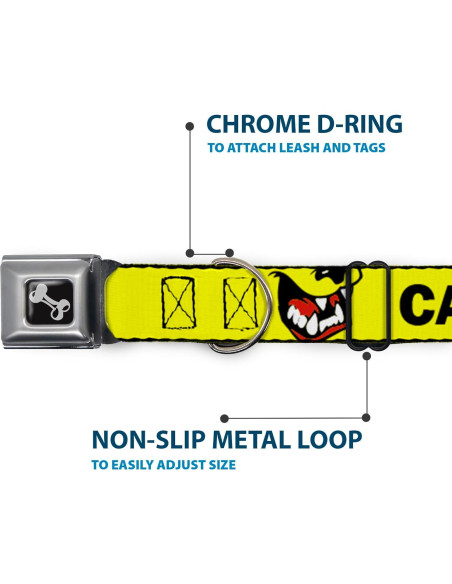 Collar de Perro Buckle-Down 24-33 cm con Hebilla de Seguridad