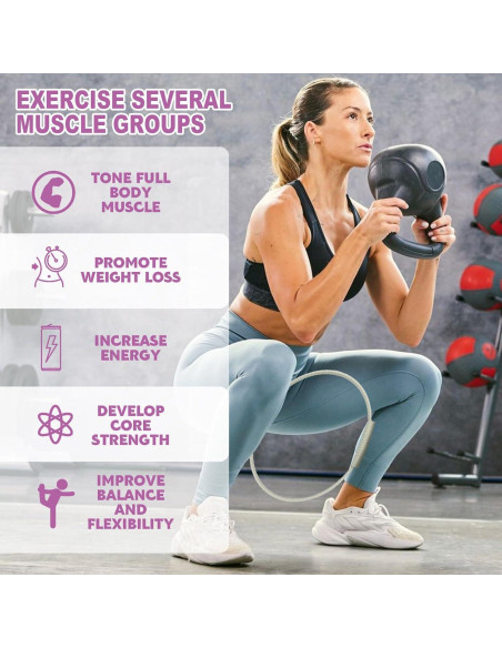 Anillo de Pilates Lankerdoo 34.3 cm Silicona para Yoga