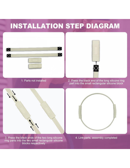 Anillo de Pilates Lankerdoo 34.3 cm Silicona para Yoga