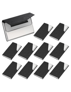 Soporte para Tarjetas de Visita PATIKIL 10 Piezas Negro
