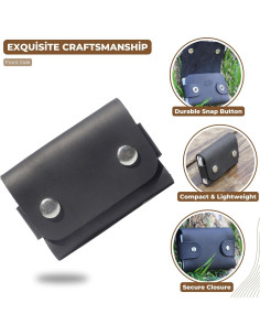 Billetera Slim de Cuero Genuino Toprank - Minimalista Unisex 2