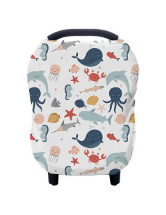 Cubierta de Asiento de Coche Hicoco para Bebés - Pez Lindo