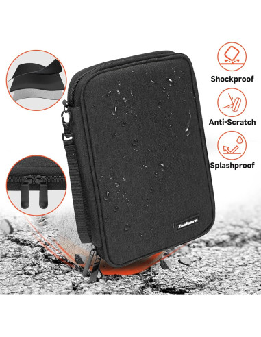 Funda Organizador USB Zealearn 24 Ranuras Negra Compacta