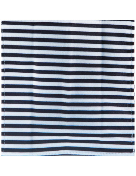 Papel de Bebé Mordedor y Juguete Sensorial BP106 - Rayas Blancas y Negras