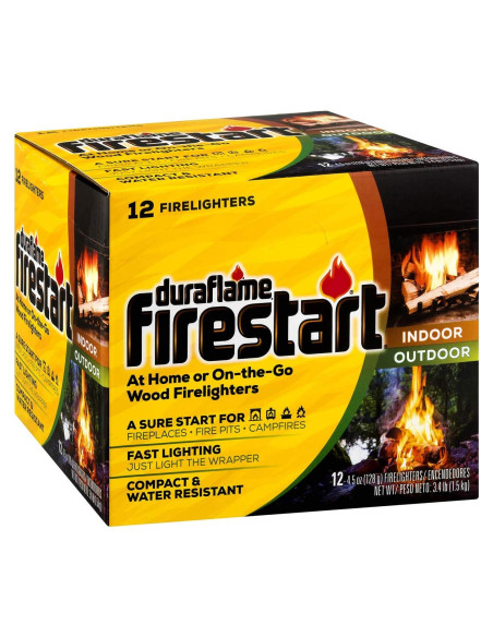 Encendedores Duraflame Firestart 12 Paquetes Amarillo