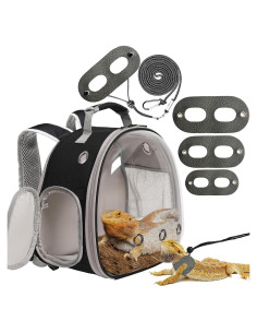 Mochila Transportadora para Reptiles WEVONIGU con Ventana Burbuja