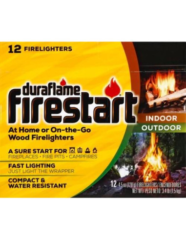 Encendedores Duraflame Firestart 12 Paquetes Amarillo