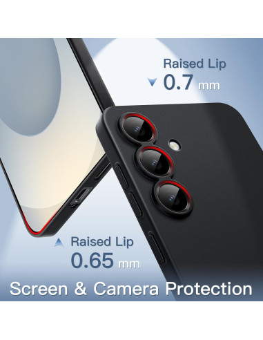 Funda Ultra Delgada JETech para Samsung Galaxy S25 5G - Negro