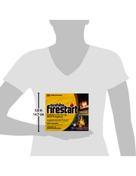 Encendedores Duraflame Firestart 12 Paquetes Amarillo